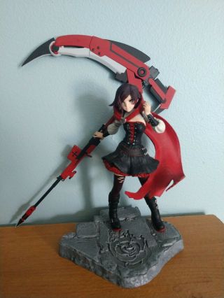 Rwby Ruby Rose Rooster Teeth Mcfarlane Series 4 Statue Figure