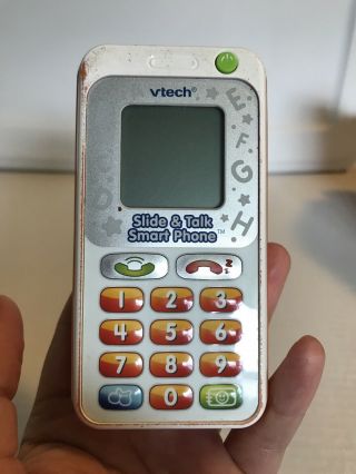 Vtech Slide And Talk Kids Smart Phone Keyboard Slide Out Led Screen.
