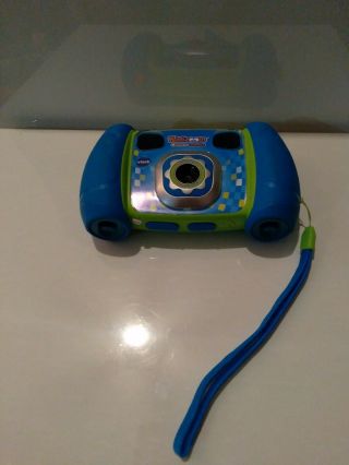 O) Vtech Kidizoom Camera Connect Blue 1.  3 Mega Pixels 4x Digital Zoom