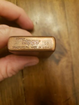 Zippo Copper