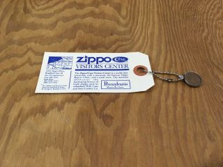 Zippo Lighter " Penny Never Spent " Visitors Center 1965 Year On Penny Bradford Pa
