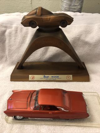 Revell Testor 1965 3rd National Customcartrophy Junior Best Paint Award And Car