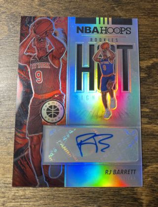 Flawless Rj Barrett Hoops Premium Stock Hot Rookie Signatures Auto