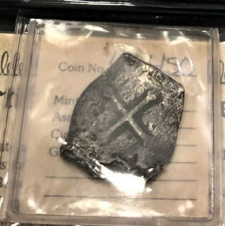 1640 Concepcion Shipwreck Mexico Silver 4 Reales,  Treasure Recovery 1641
